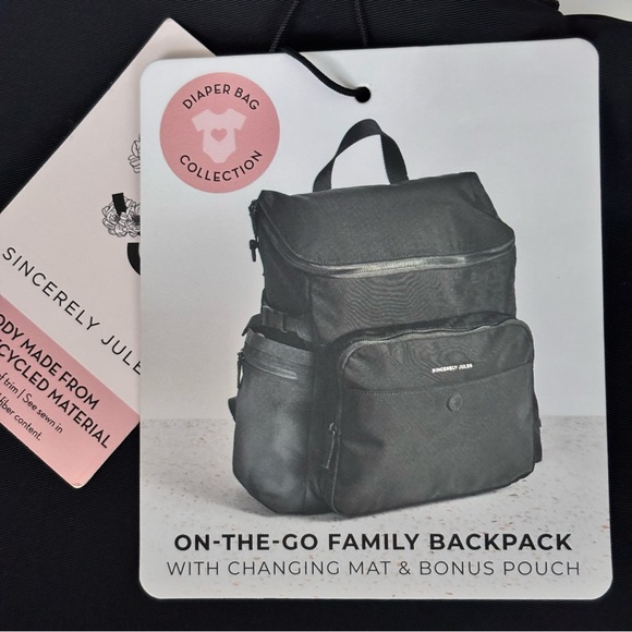 SINCERELY JULES On-The-Go Family Backpack With Changing Mat - Picture 3 of 16